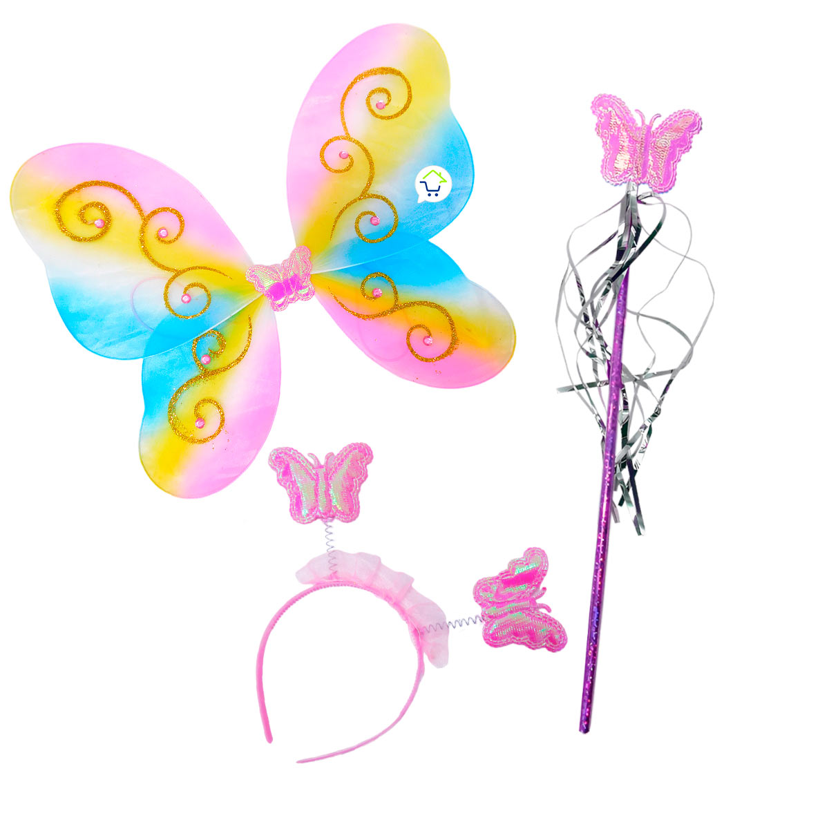 Miniatura 3 de Disfraz Mariposa Alas Diadema OF-606